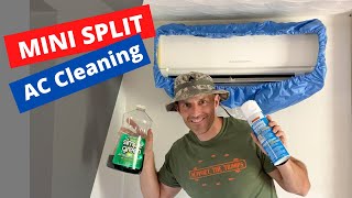 How to clean DUCTLESS MINI SPLIT air conditioner Mitsubishi [upl. by Dan]