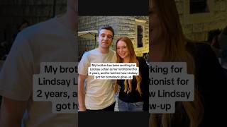 Lindsay lohan is back lindsaylohan short trending youtubeshorts [upl. by Acinod39]