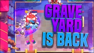 THE ULTIMATE LOGBAIT COUNTER Best Graveyard Cycle Deck — Clash Royale [upl. by Rawdon722]