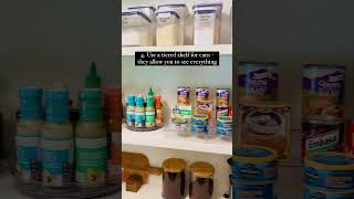 5 Easy Pantry Organization Tips pantryorganizationideas organization homeorganization [upl. by Ateuqal104]