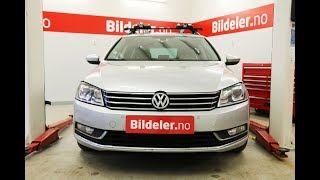 VW Passat Hvordan bytte bremser bak med elektronisk pbrems  2011 til 2014 mod 3C facelift [upl. by Rannug]