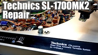 Technics SL1700MK2 Turntable Repair [upl. by Cacia153]