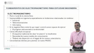 Fundamentos de electromagnetismo para estudiar ingenieria  3236  UPV [upl. by Yennor]