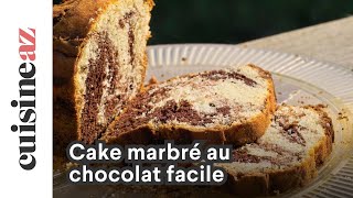 Cake marbré au chocolat facile [upl. by Kathlene601]