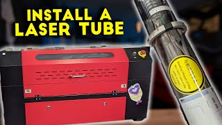 How to Install or Replace a CO2 Laser Tube [upl. by Haidedej]