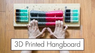 Making a 3D Printed Hangboard [upl. by Antebi]