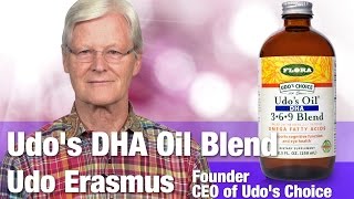 Benefits of Udos DHA Oil Blend with Udo Erasmus  Supplement Review  National Nutrition Canada [upl. by Illil]