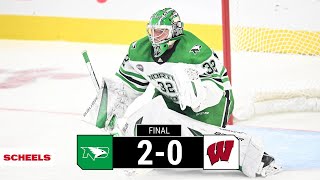 UND Hockey  Highlights vs Wisconsin  101423 [upl. by Leela]