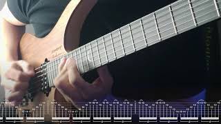 Altitudes  Jason Becker  Sweep Arpeggio SCREEN TABS [upl. by Edita]