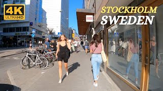 Stockholm  City Center  4K  Sweden  Walking Tour [upl. by Aihk369]