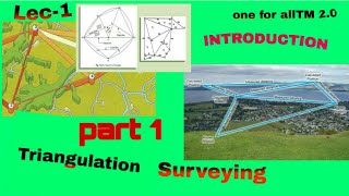 Triangulation Surveyingpart1Lec1 [upl. by Seeto]