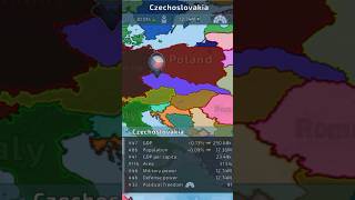 Czechoslovakia 19181938 borders in Dummynation 🇨🇿🇸🇰 [upl. by Anisor]