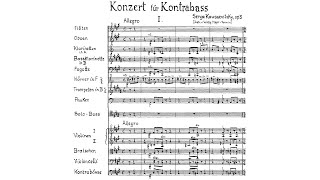 Score Koussevitzky orch MeyerTormin  Double Bass Concerto Op 3 version without harp [upl. by Lance]