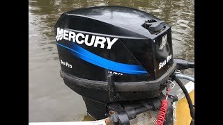 25hp Mercury Sea Pro outboard [upl. by Irac]