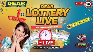 Nagaland Lottery Sambad Live 1pm 27012025 Lottery Live [upl. by Ayeka912]