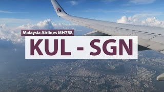 Malaysia Airlines Airbus A330300 MH750 has Economy Class Seats from KUL to SGN [upl. by Genny]