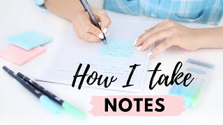 How I Take Notes  10 Effective Note Taking Tips amp Methods 📝 [upl. by Georg]