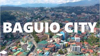 BAGUIO CITY FROM THE SKY  AERIAL VIEW 2020  LOCKDOWN COVID19 [upl. by Onia]