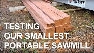 Affordable Portable Sawmill [upl. by Neelehtak]