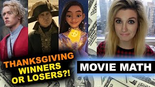 Disney Wish Box Office  THIRD to Napoleon amp Hunger Games  Thanksgiving 2023 [upl. by Elisee33]