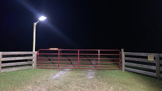 INSANELY BRIGHT 800 watt solar powered off grid LED street light by WYWNA [upl. by Elrod730]