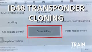 ID48 TRANSPONDER CLONING USING AUTEL FOR VOLKSWAGEN  STEP BY STEP GUIDE [upl. by Ahsienroc]