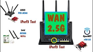 ASUS RTAX86U 25Gbps WANport Performance Tests [upl. by Shatzer]