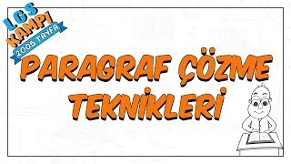 Paragraf Çözme Teknikleri  LGS Kampı [upl. by Ttennaj]