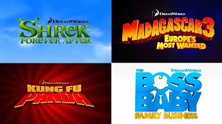 All DreamWorks Animated Trailer Logos 19982022 [upl. by Nalon993]