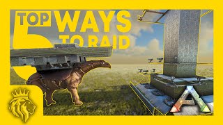 TOP 5 Ways To RAID  How To STOP Paracer RAIDING  ARK Survival Evolved [upl. by Giles]