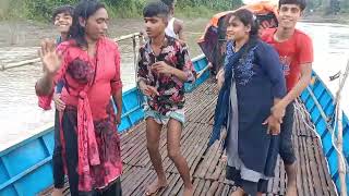 batas kor shoki new boat dance video 2024 dj boat party dance [upl. by Ilocin]