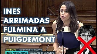 La MAGISTRAL intervención de INES ARRIMADAS que ha FULMINADO a PUIGDEMONT y al INDEPENDENTISMO [upl. by Chew427]