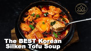 The BEST Korean Silken Tofu Soup  Authentic Korean Tofu Soup Recipe [upl. by Nytsrik]