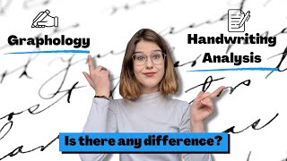 I bet you dont know the difference between Graphology and Handwriting Analysis [upl. by Eidas]