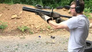 7 barrel pipe shotgun live fire test [upl. by Innep]