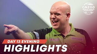 QUARTERS CONFIRMED  Day 13 Evening Highlights  202223 Cazoo World Darts Championship [upl. by Ahsem383]