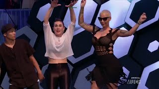 Amber Rose and Lilly Singh Have A Dance Off [upl. by Calvina]