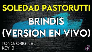 Soledad Pastorutti  Brindis versión en vivo  Karaoke Instrumental [upl. by Neumark951]