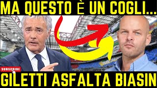 Massimo Giletti demolisce Biasin una lezione etica che mette in crisi i tifosi dell’Inter [upl. by Rosenblast]