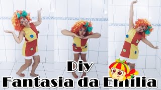 Como fazer a fantasia da boneca Emília VEDA22 [upl. by Ahsienaj934]