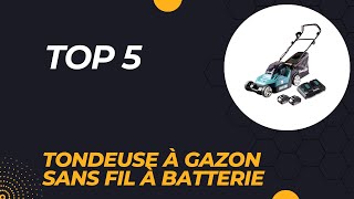 Top 5 Meilleure Tondeuse à Gazon Sans Fil à Batterie de 2024 [upl. by Bettye]