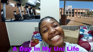 A day in my uni life  My daily routine NWU Mafikeng Campus tour Gym Library Oncampus Residence [upl. by Erdnoed]