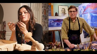 Humaira Abid with Gary Faigin A Feminist Perspective in Carved Wood [upl. by Lauri]