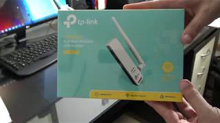 Unboxing TpLink TLWN722N 150Mbps [upl. by Anihsat]