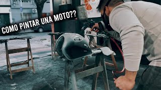 COMO PINTAR UNA MOTO Parte 1  Rodri Cabanay [upl. by Varden201]