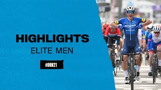 HIGHLIGHTS Elite Men  OMLOOP HET NIEUWSBLAD 2021 [upl. by Carmelita]