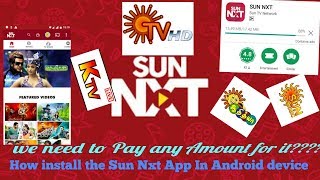 How to install the SunNxt app in your Android device in the easier way [upl. by Hatnamas547]