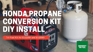 EU2000i EU2200i  Propane amp Natural Gas Conversion Kit Install for Honda Generator [upl. by Tnecillim]