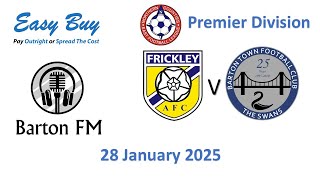 Frickley Athletic v Barton Town NCEL 28 January 2025 [upl. by Lull754]