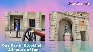 One Day in Stockholm  24 hours of fun [upl. by Yrrej]